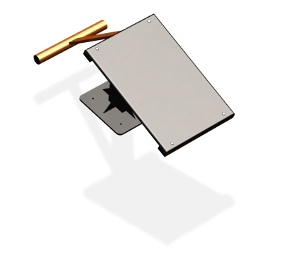 Уличный тренажер "Скамья для пресса" УТ 121 в Екатеринбурге