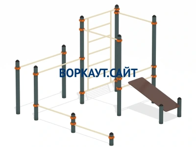 Спортивный комплекс воркаут ВС-43 в Екатеринбурге