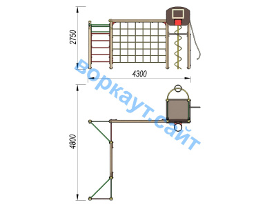 Детский спортивный комплекс ДСК 3112 в Екатеринбурге