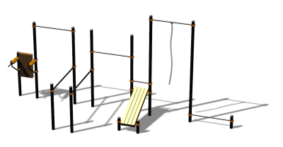 Спортивный комплекс воркаут ВС-90 в Екатеринбурге