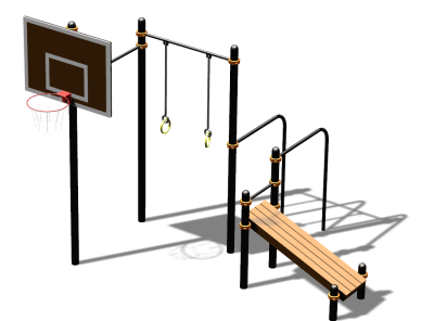 Спортивный комплекс воркаут ВС-143 в Екатеринбурге