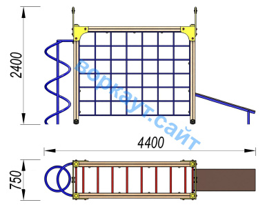 Детский спортивный комплекс Юниор ДСК 3105 в Екатеринбурге