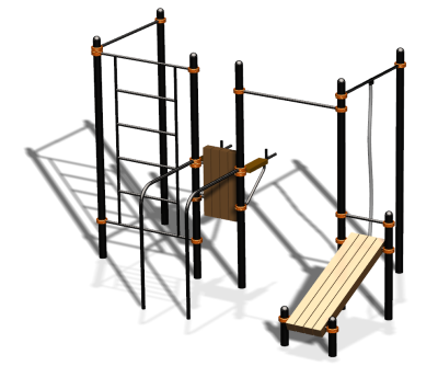 Спортивный комплекс воркаут ВС-145 в Екатеринбурге