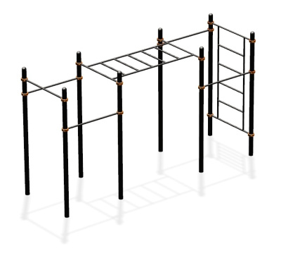 Спортивный комплекс воркаут ВС-54 в Екатеринбурге
