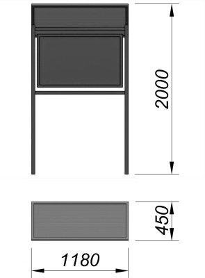 Информационный стенд МАФ 6006 в Екатеринбурге