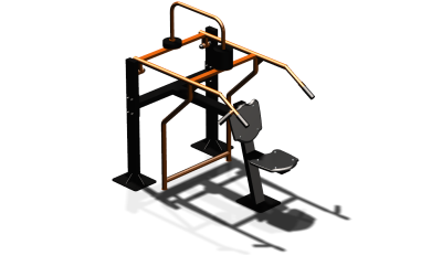 Силовой уличный тренажер  "Жим вверх сидя"  УТ403 в Екатеринбурге